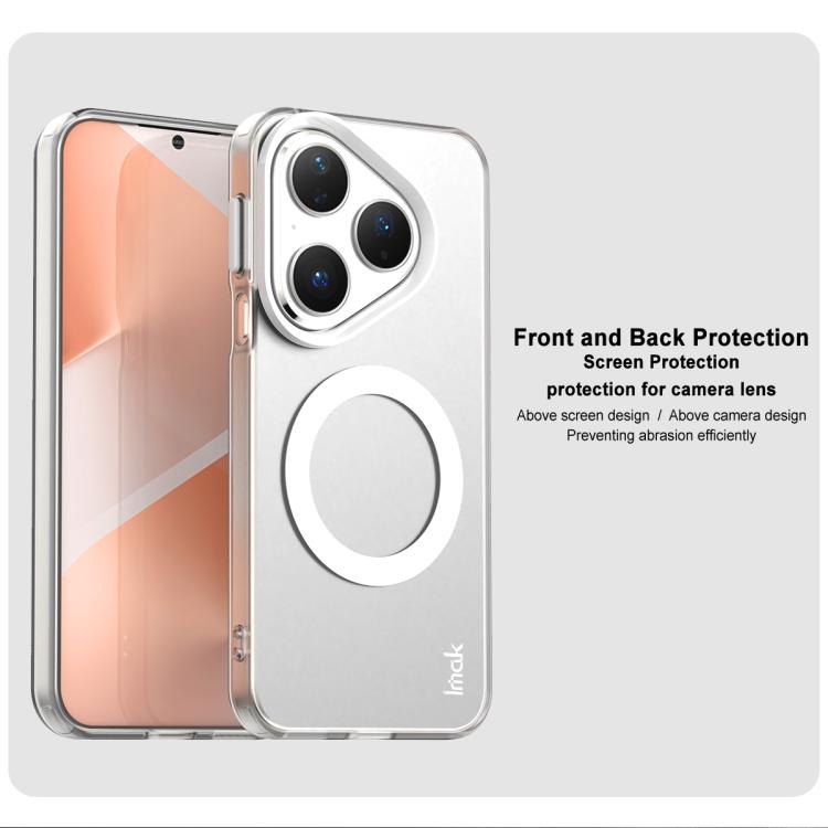 For Huawei Pura 80 5G IMAK Chocolate Series TPU + PET MagSafe Phone Case