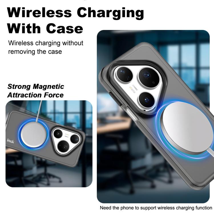 For Huawei Pura 80 Pro / 80 Pro+ IMAK Chocolate Series TPU + PET MagSafe Phone Case
