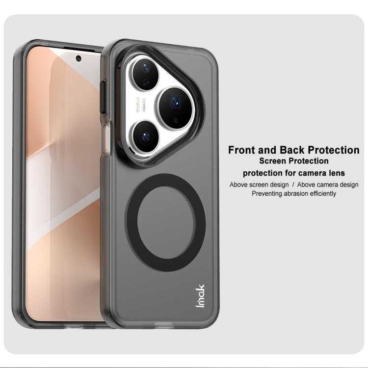 For Huawei Pura 80 Pro / 80 Pro+ IMAK Chocolate Series TPU + PET MagSafe Phone Case