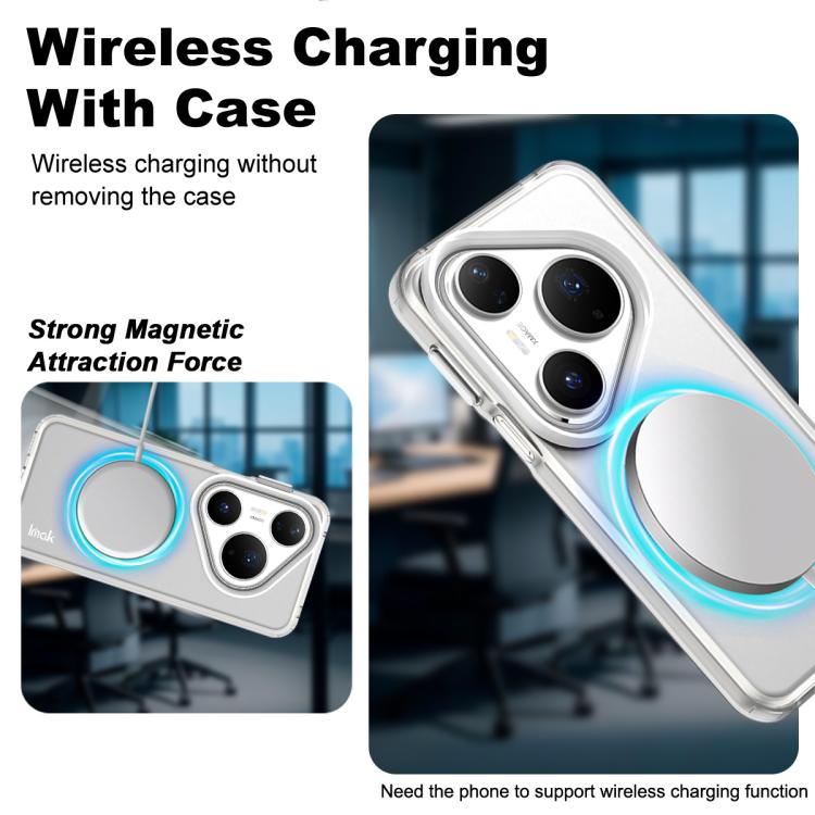 For Huawei Pura 80 Pro / 80 Pro+ IMAK Chocolate Series TPU + PET MagSafe Phone Case