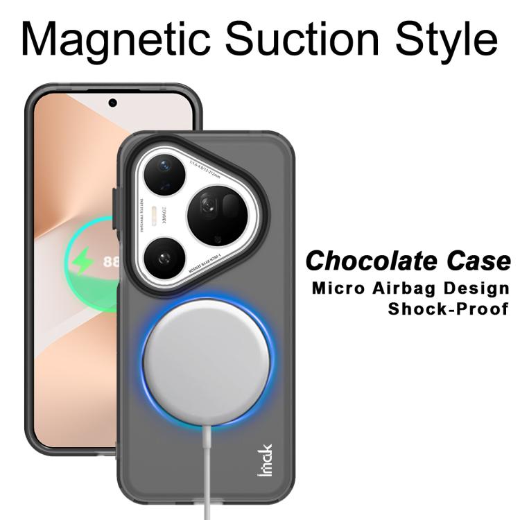 For Huawei 80 Ultra 5G IMAK Chocolate Series TPU + PET MagSafe Phone Case