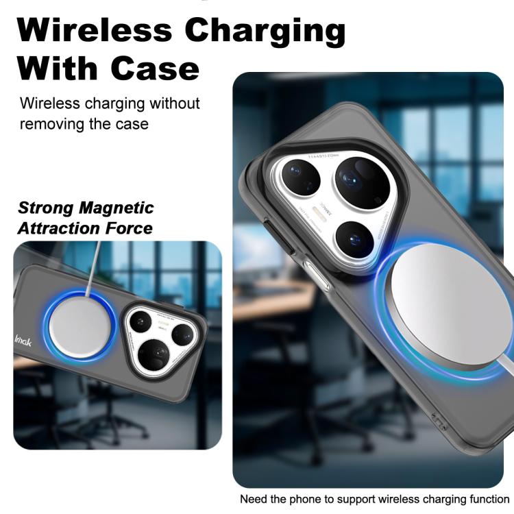 For Huawei 80 Ultra 5G IMAK Chocolate Series TPU + PET MagSafe Phone Case