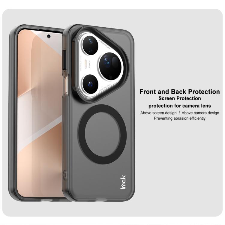For Huawei 80 Ultra 5G IMAK Chocolate Series TPU + PET MagSafe Phone Case