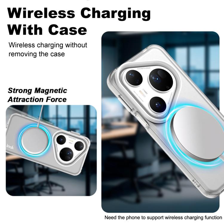For Huawei 80 Ultra 5G IMAK Chocolate Series TPU + PET MagSafe Phone Case