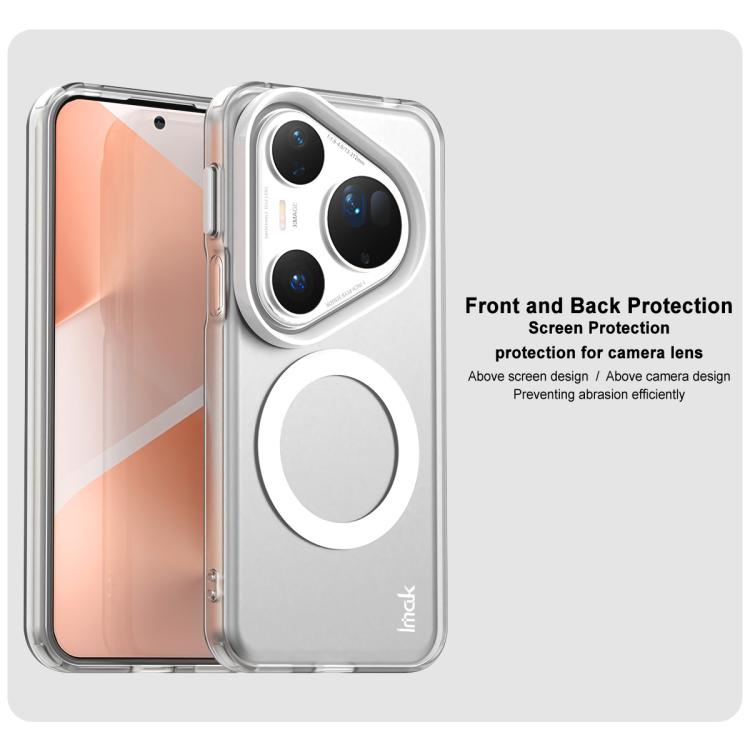 For Huawei 80 Ultra 5G IMAK Chocolate Series TPU + PET MagSafe Phone Case