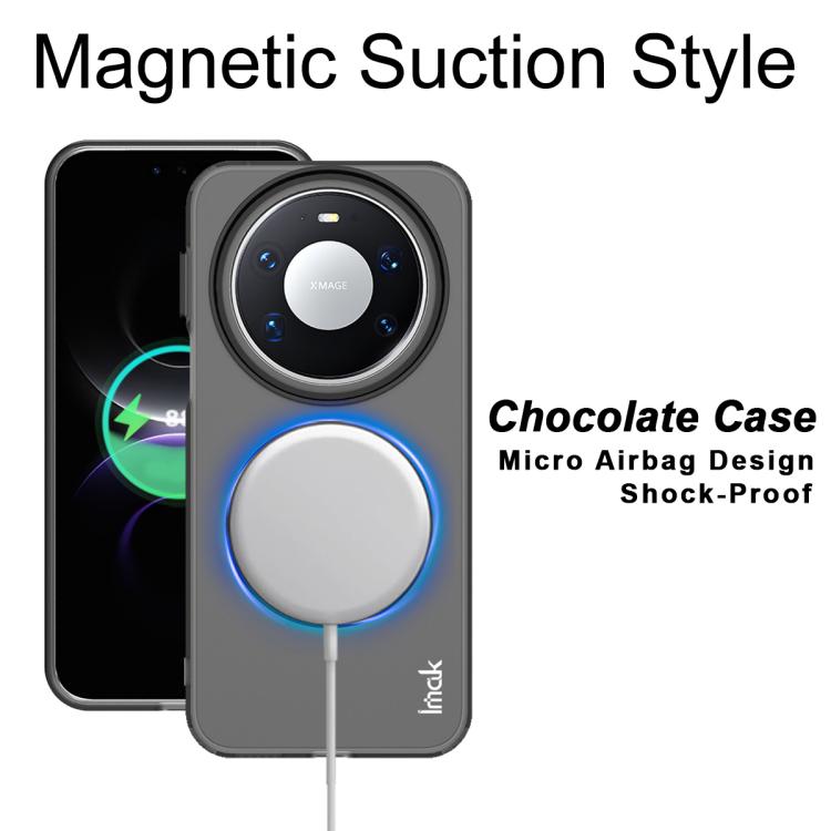 For Huawei Mate 80 / Mate 80 Pro IMAK Chocolate Series TPU + PET MagSafe Phone Case