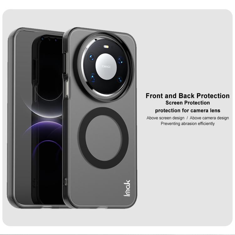 For Huawei Mate 80 / Mate 80 Pro IMAK Chocolate Series TPU + PET MagSafe Phone Case