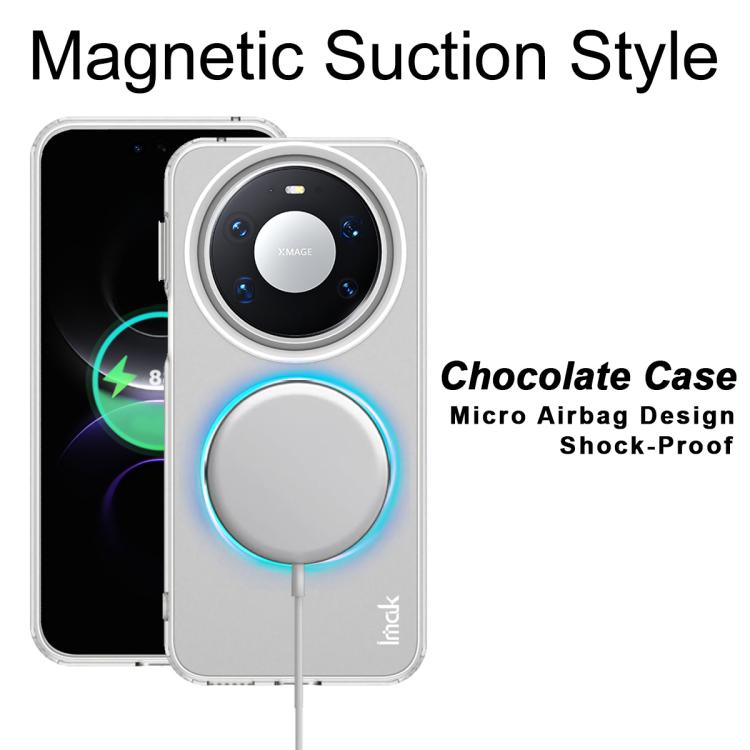 For Huawei Mate 80 / Mate 80 Pro IMAK Chocolate Series TPU + PET MagSafe Phone Case