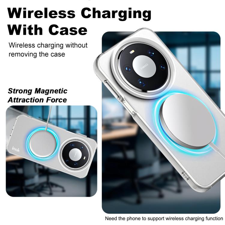 For Huawei Mate 80 / Mate 80 Pro IMAK Chocolate Series TPU + PET MagSafe Phone Case