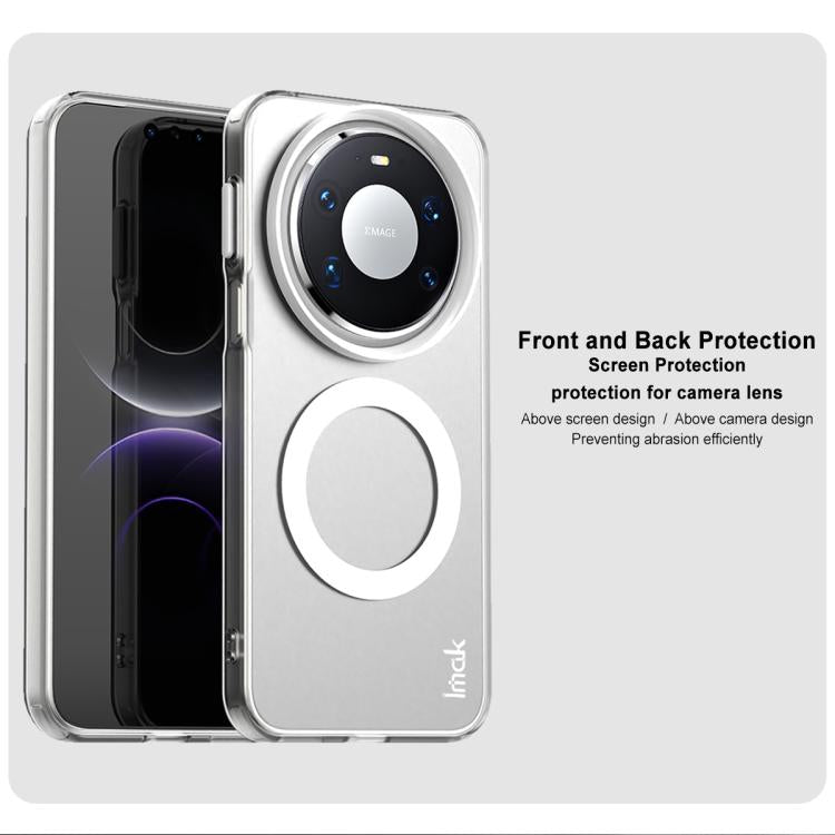 For Huawei Mate 80 / Mate 80 Pro IMAK Chocolate Series TPU + PET MagSafe Phone Case
