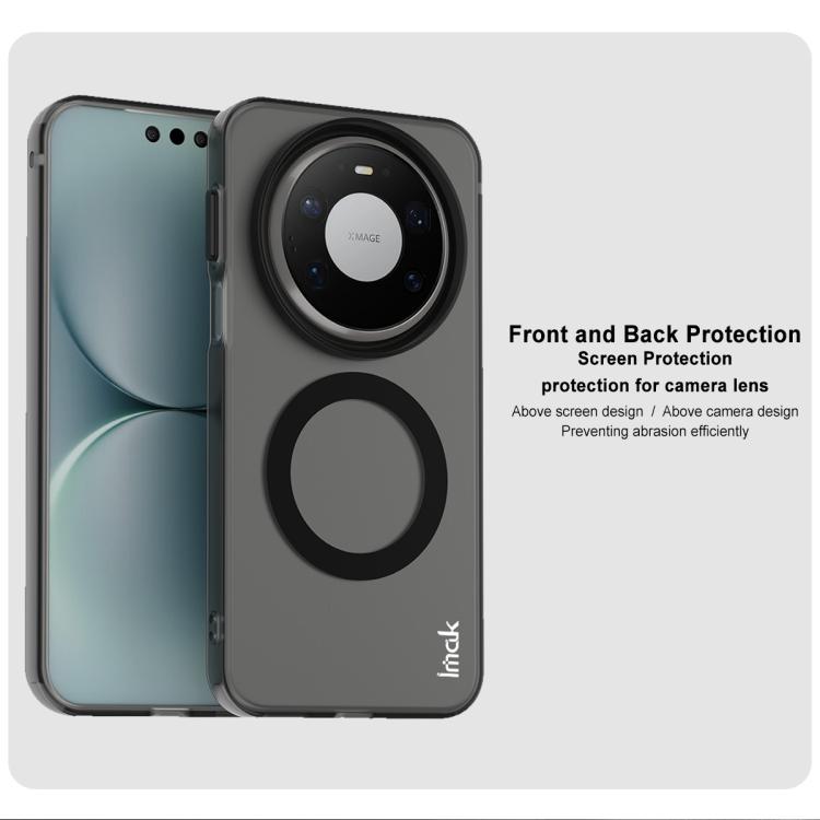 For Huawei Mate 80 Pro Max IMAK Chocolate Series TPU + PET MagSafe Phone Case
