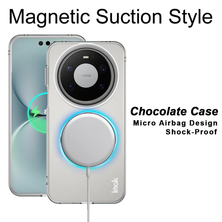 For Huawei Mate 80 Pro Max IMAK Chocolate Series TPU + PET MagSafe Phone Case