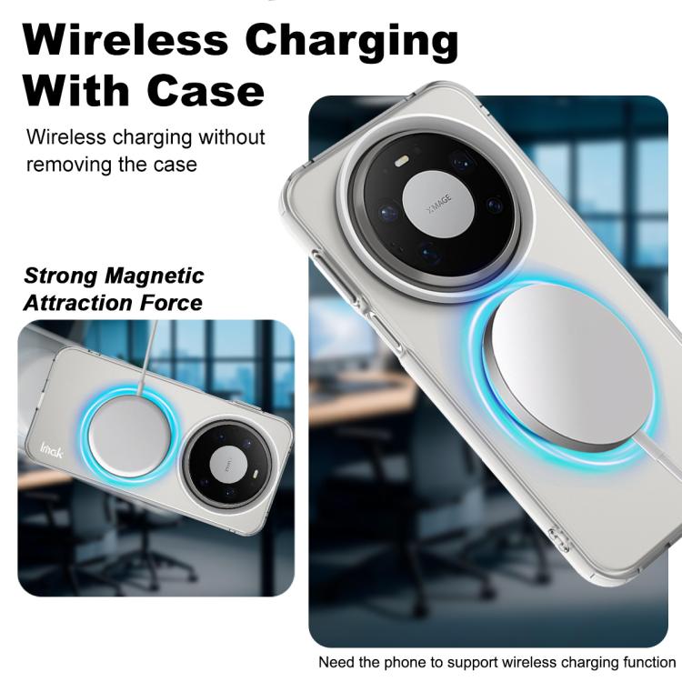 For Huawei Mate 80 Pro Max IMAK Chocolate Series TPU + PET MagSafe Phone Case