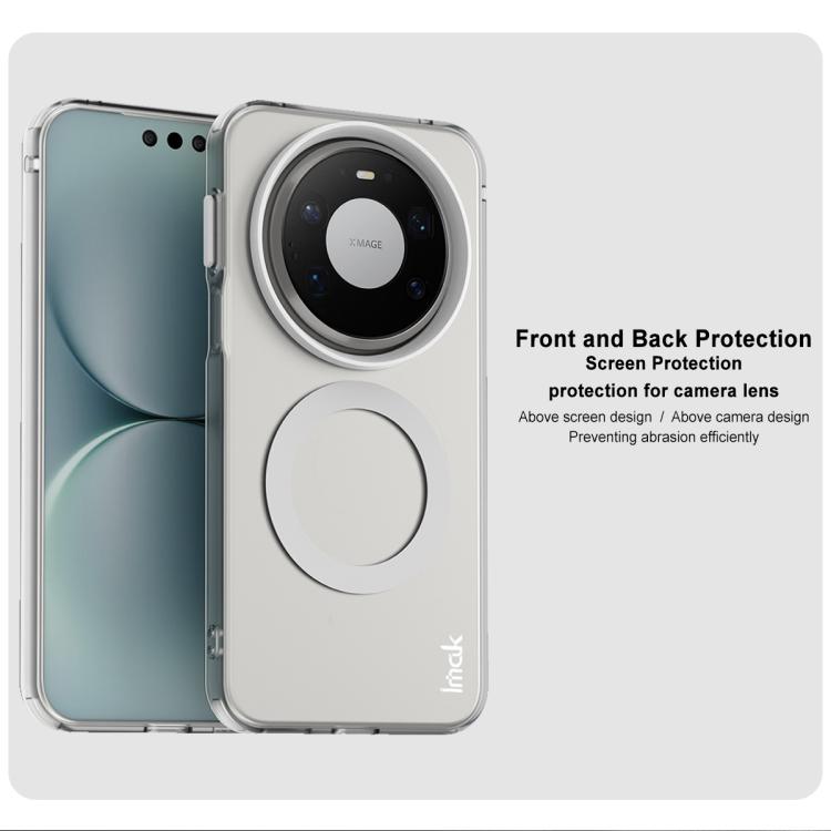 For Huawei Mate 80 Pro Max IMAK Chocolate Series TPU + PET MagSafe Phone Case