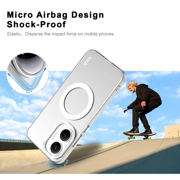 For Redmi Turbo 4 Pro / POCO F7 IMAK Chocolate Series TPU + PET MagSafe Phone Case