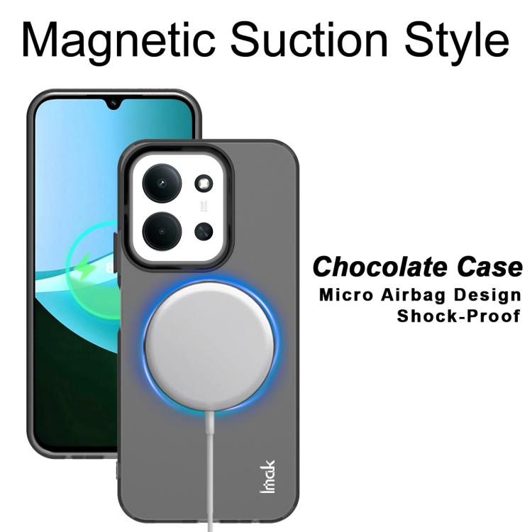 For Redmi 15C 5G / 4G Global 171mm IMAK Chocolate Series TPU + PET MagSafe Phone Case