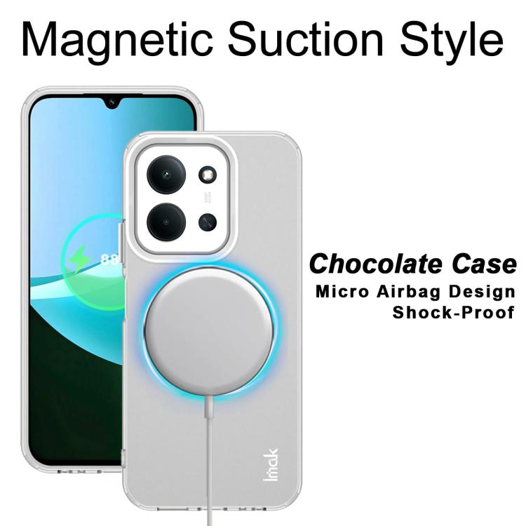 For Redmi 15C 5G / 4G Global 171mm IMAK Chocolate Series TPU + PET MagSafe Phone Case