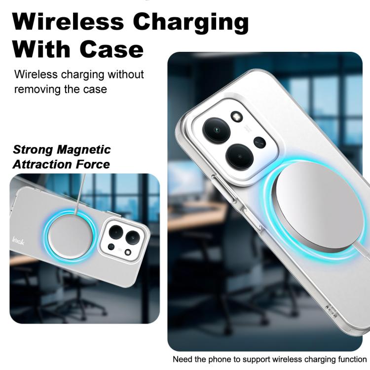 For Redmi 15C 5G / 4G Global 171mm IMAK Chocolate Series TPU + PET MagSafe Phone Case