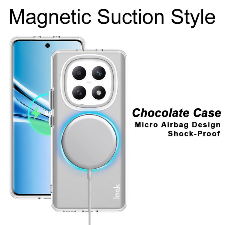 For Redmi Note 15 5G Global 164mm IMAK Chocolate Series TPU + PET MagSafe Phone Case
