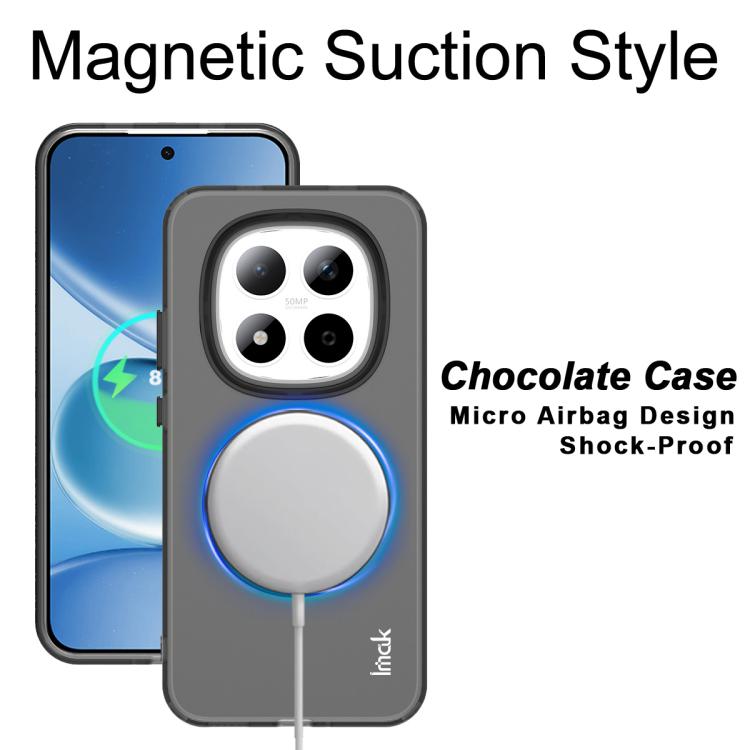 For Redmi Note 15 Pro 5G Global 163.6 IMAK Chocolate Series TPU + PET MagSafe Phone Case