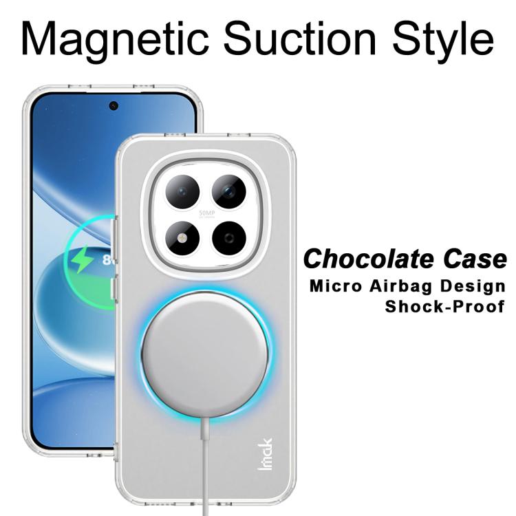 For Redmi Note 15 Pro 5G Global 163.6 IMAK Chocolate Series TPU + PET MagSafe Phone Case