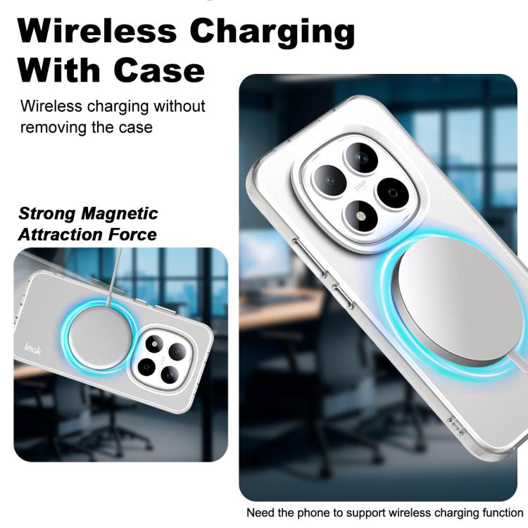 For Redmi Note 15 Pro 5G Global 163.6 IMAK Chocolate Series TPU + PET MagSafe Phone Case