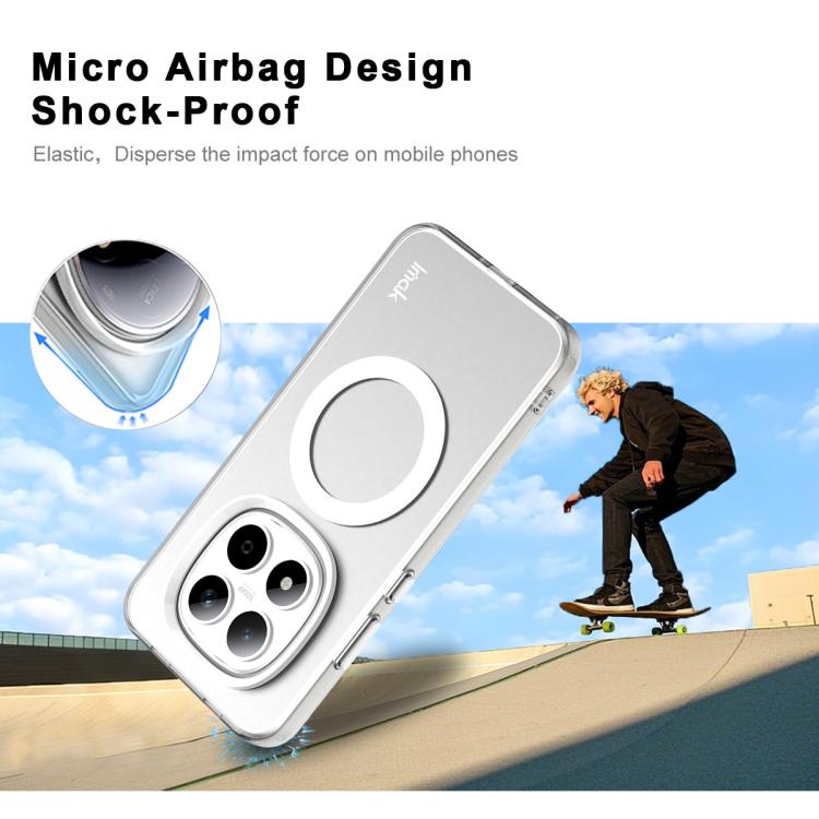 For Redmi Note 15 Pro 5G Global 163.6 IMAK Chocolate Series TPU + PET MagSafe Phone Case