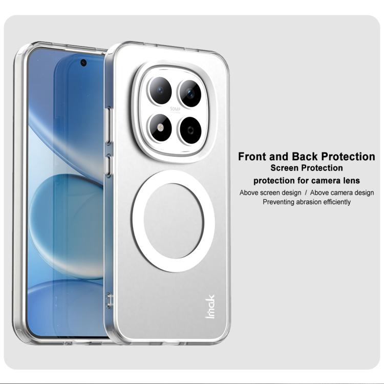 For Redmi Note 15 Pro 5G Global 163.6 IMAK Chocolate Series TPU + PET MagSafe Phone Case