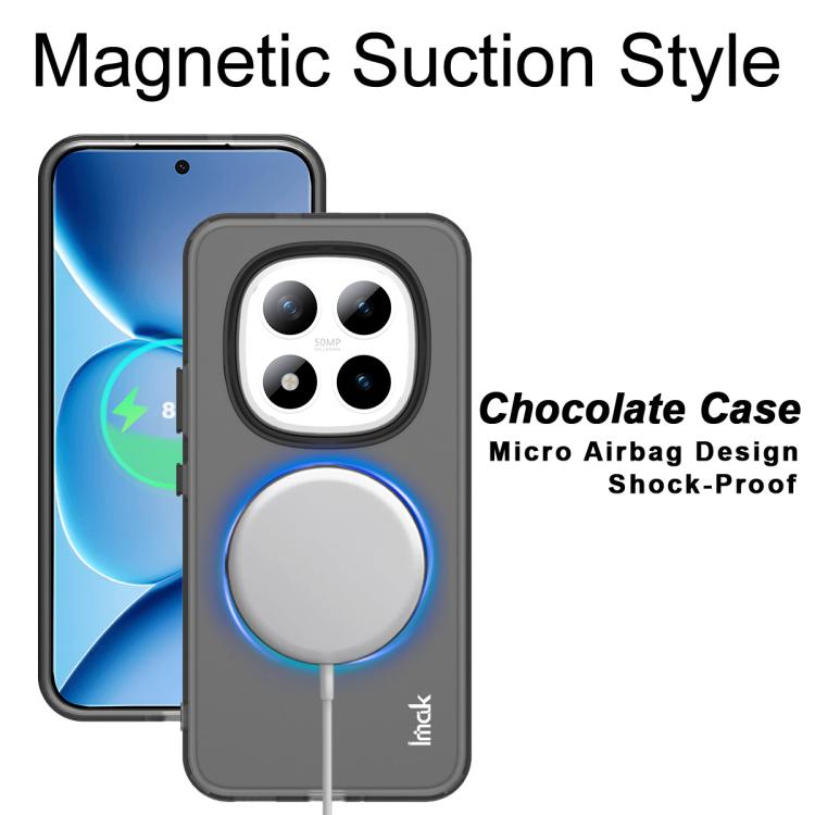 For Redmi Note 15 Pro+ 5G Global 163.3 IMAK Chocolate Series TPU + PET MagSafe Phone Case