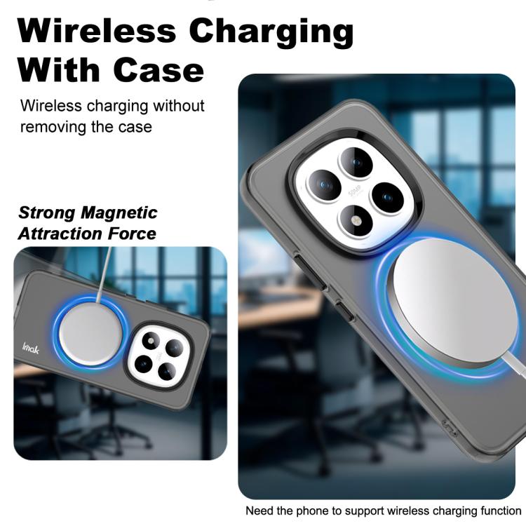 For Redmi Note 15 Pro+ 5G Global 163.3 IMAK Chocolate Series TPU + PET MagSafe Phone Case