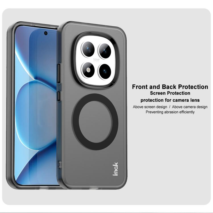 For Redmi Note 15 Pro+ 5G Global 163.3 IMAK Chocolate Series TPU + PET MagSafe Phone Case