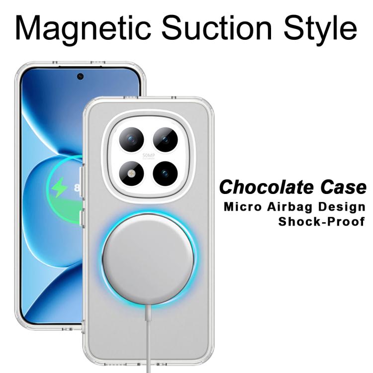 For Redmi Note 15 Pro+ 5G Global 163.3 IMAK Chocolate Series TPU + PET MagSafe Phone Case