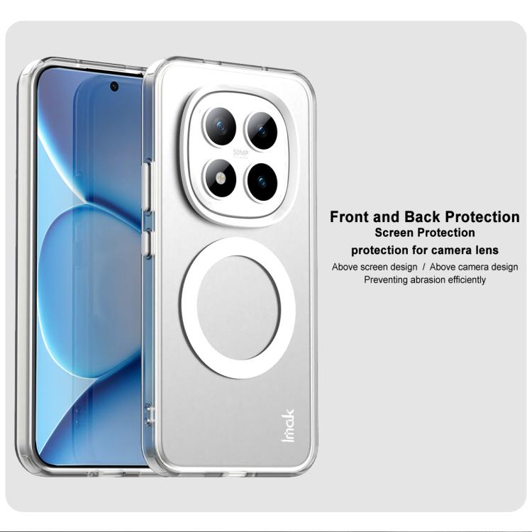 For Redmi Note 15 Pro+ 5G Global 163.3 IMAK Chocolate Series TPU + PET MagSafe Phone Case