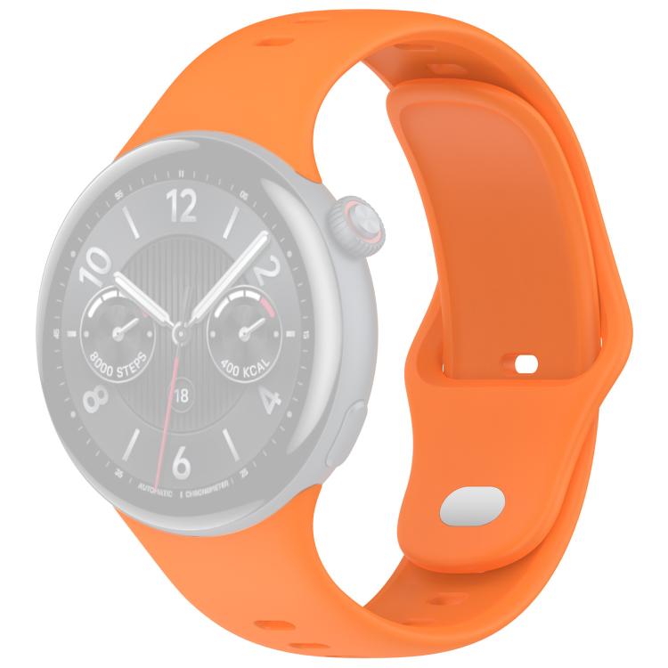 For vivo Watch 5 xDfind Silver Buckle Pure Color Silicone Watch Band