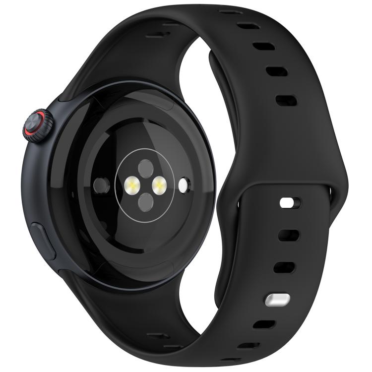For vivo Watch 5 xDfind Silver Buckle Pure Color Silicone Watch Band