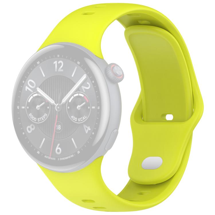 For vivo Watch 5 xDfind Silver Buckle Pure Color Silicone Watch Band