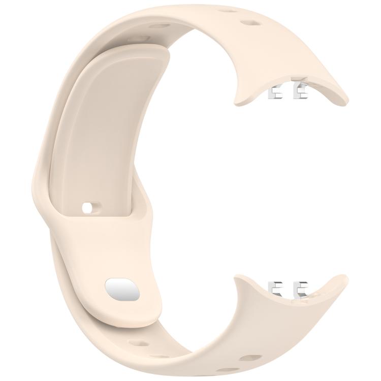 For vivo Watch 5 xDfind Silver Buckle Pure Color Silicone Watch Band