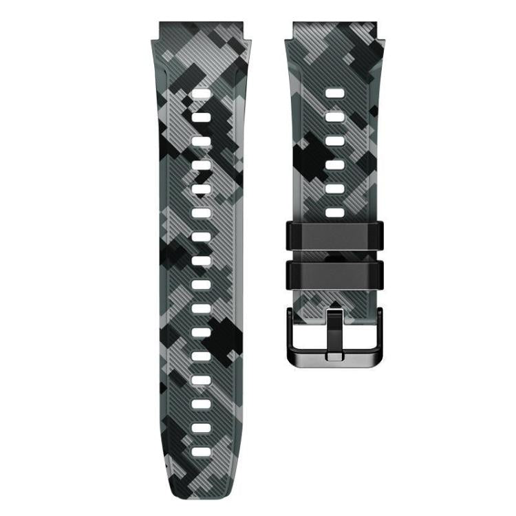 22mm xDfind Camouflage Silicone Watch Band