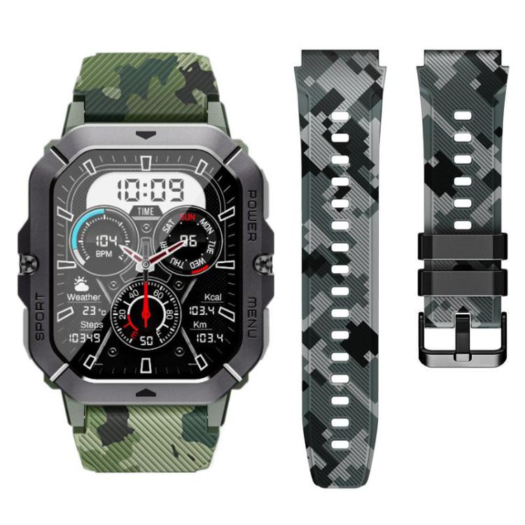 22mm xDfind Camouflage Silicone Watch Band