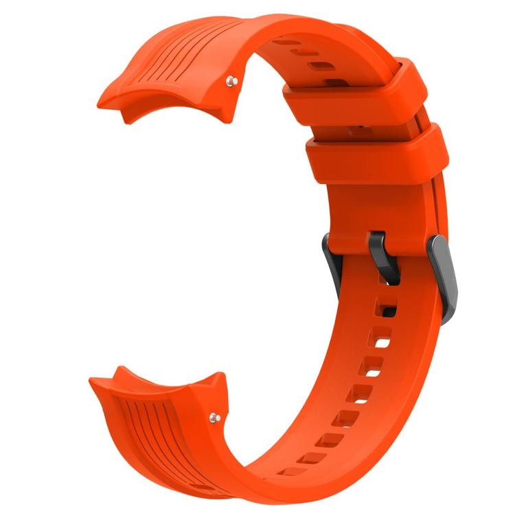 For Amazfit Balance xDfind Black Buckle Silicone Watch Band