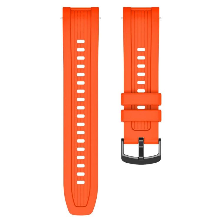For Amazfit Balance xDfind Black Buckle Silicone Watch Band
