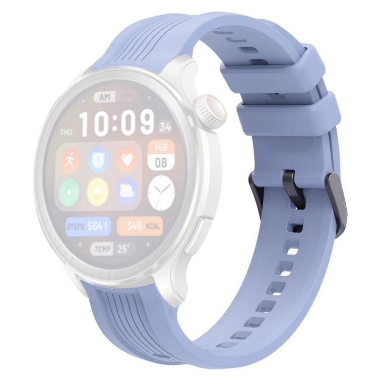 For Amazfit Balance xDfind Black Buckle Silicone Watch Band