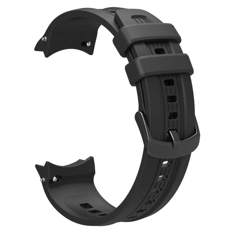 For Amazfit Balance xDfind Black Buckle Silicone Watch Band