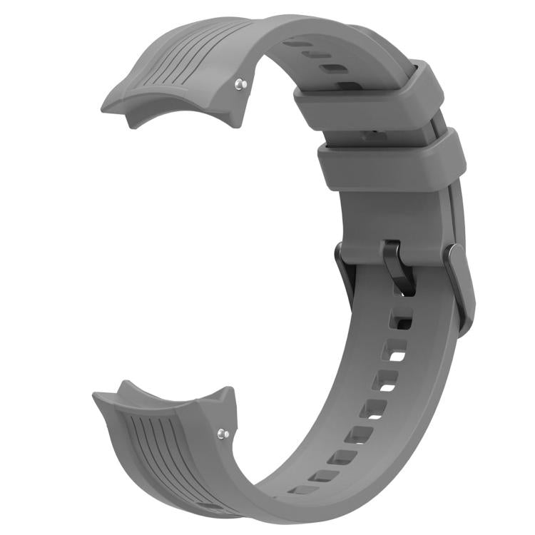 For Amazfit Balance xDfind Black Buckle Silicone Watch Band