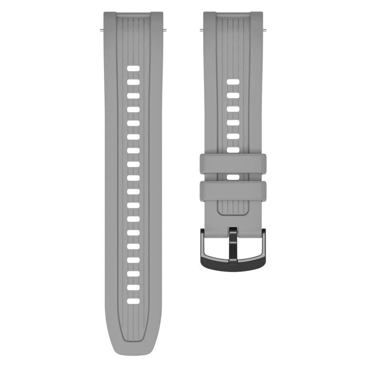 For Amazfit Balance xDfind Black Buckle Silicone Watch Band