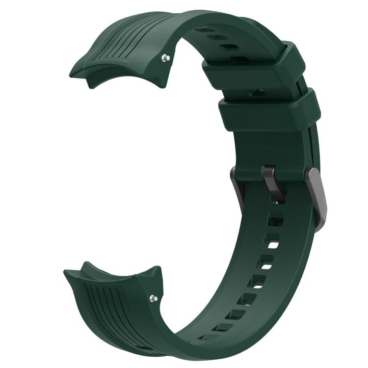 For Amazfit Balance xDfind Black Buckle Silicone Watch Band
