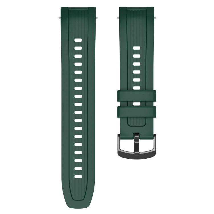 For Amazfit Balance xDfind Black Buckle Silicone Watch Band