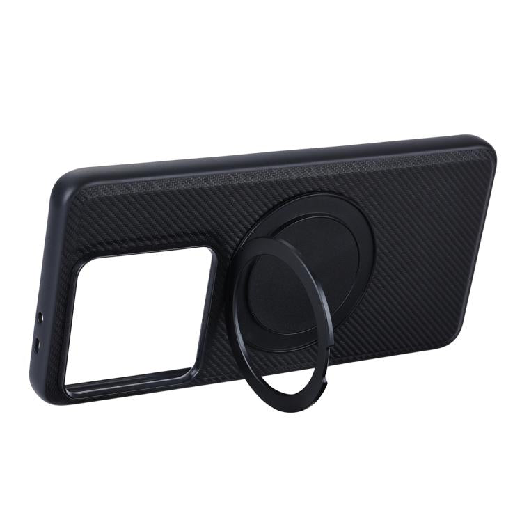 For Xiaomi 14T Pro ViLi TCY Series Kevlar Leather Texture Rotating Holder Phone Case - Black