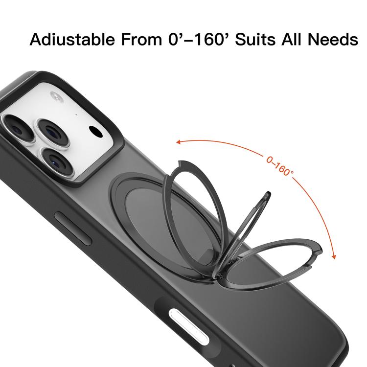 For iPhone 17 Pro Mutural Armor Series MagSafe Magnetic Holder Phone Case