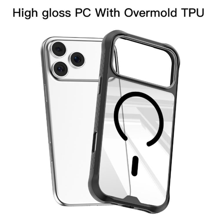 For iPhone 17 Pro Max Mutural Clear Armor Series MagSafe PC Hybrid TPU Phone Case